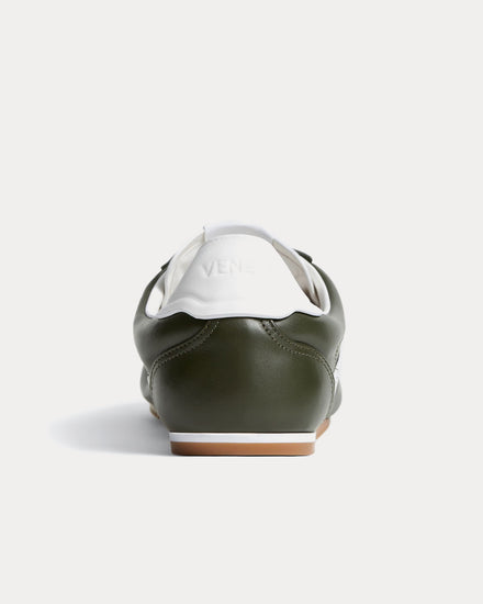 Bottega Veneta Shot Bark Green / Alabaster Low Top Sneakers - 3