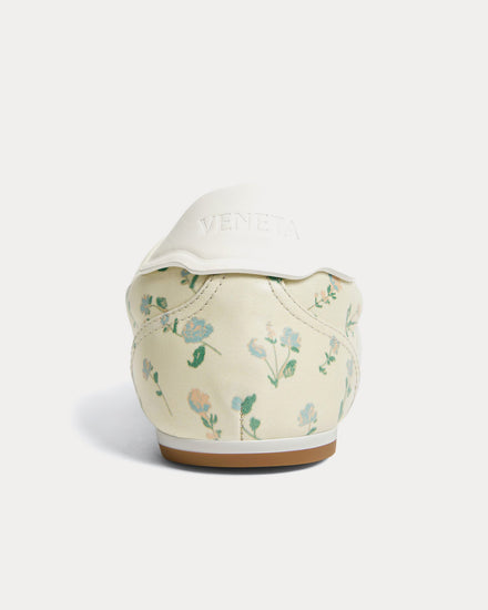 Bottega Veneta Shot Parchment / Peach / Blue Low Top Sneakers - 2