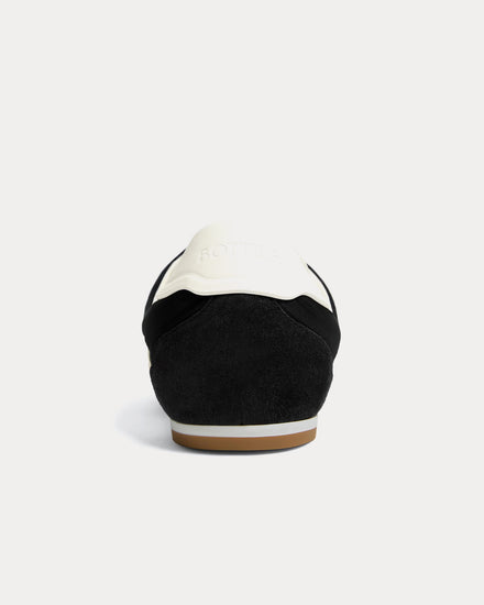 Bottega Veneta Shot Black / Alabaster Low Top Sneakers - 3