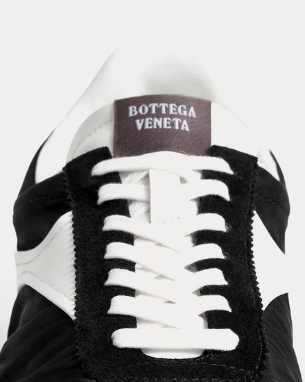 Bottega Veneta Shot Black / Alabaster Low Top Sneakers - 5