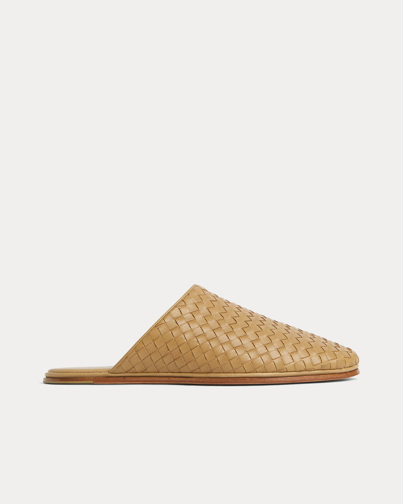 Bottega Veneta Sunday Slipper Dark Praline Slides - 1