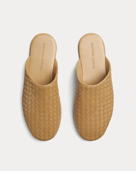 Bottega Veneta Sunday Slipper Dark Praline Slides - 2