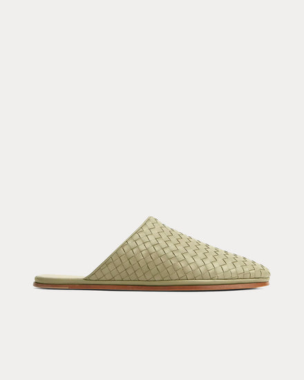 Bottega Veneta Sunday Slipper Travertine/ Sea Salt Slides - 1