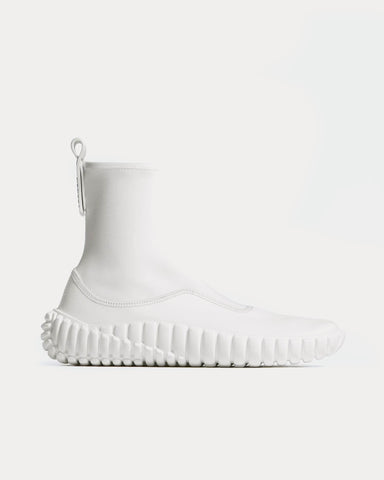 Bottega Veneta Tide Alabaster High Top Sneakers