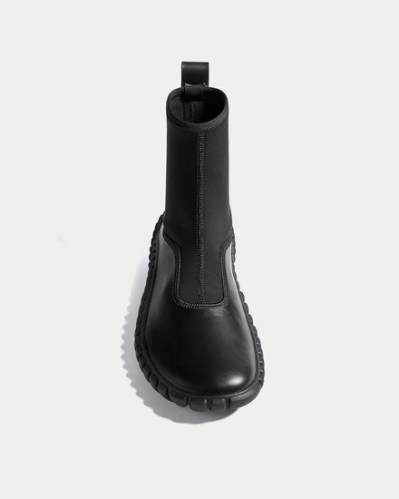 Bottega Veneta Tide Black High Top Sneakers - 2
