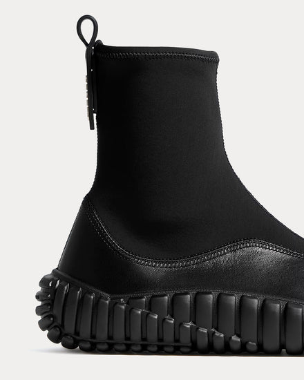 Bottega Veneta Tide Black High Top Sneakers - 5