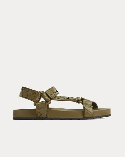 Bottega Veneta Trip Leather Mud Sandals - 1