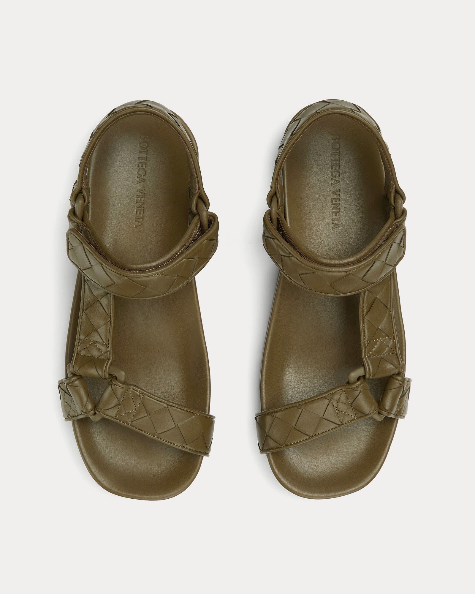 Bottega Veneta - Trip Leather Mud Sandals