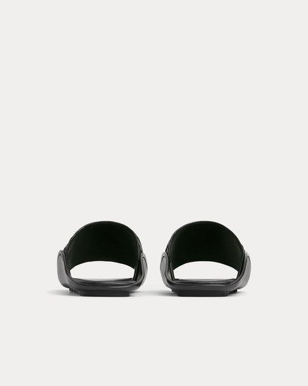 Bottega Veneta Wave Dark Green Mule Sandals - 3
