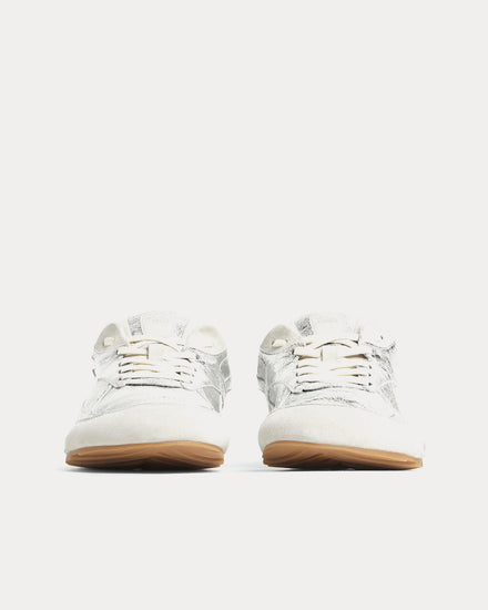 Bottega Veneta Orbit Flash Silver / Optical Low Top Sneakers - 3