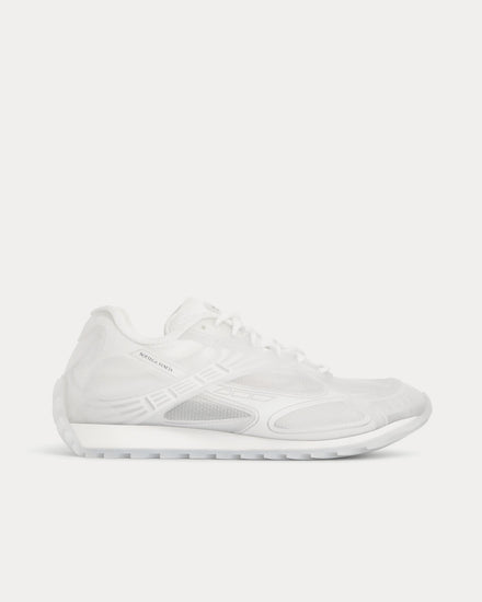 Bottega Veneta Orbit Transparent Technical Rubber & Mesh Glass / White Low Top Sneakers - 1