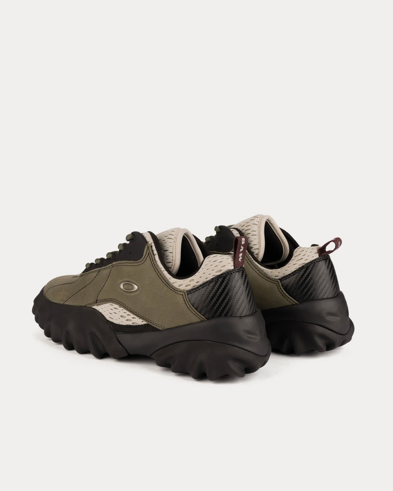 Oakley x Brain Dead Chop Saw Nubuck Olive Low Top Sneakers - 3