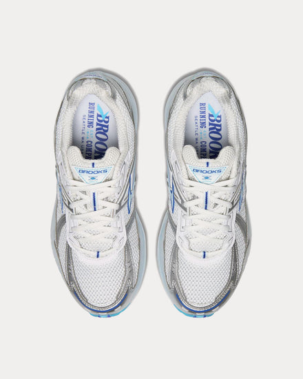 Brooks Running Adrenaline GTS 10 White / Dazzling Blue / Breeze Low Top Sneakers - 2