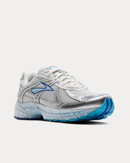 Brooks Running Adrenaline GTS 10 White / Dazzling Blue / Breeze Low Top Sneakers - 3