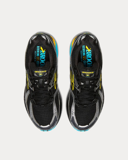 Brooks Running Adrenaline GTS 10 Black / Ebony / Aquarius Low Top Sneakers - 2