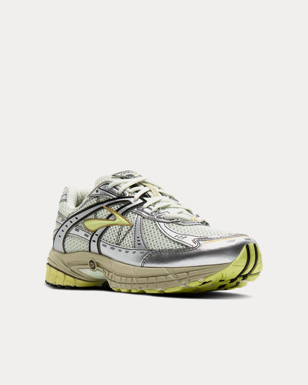 Brooks Running Adrenaline GTS 10 Canary Green / Stone / Sunny Lime Low Top Sneakers - 3
