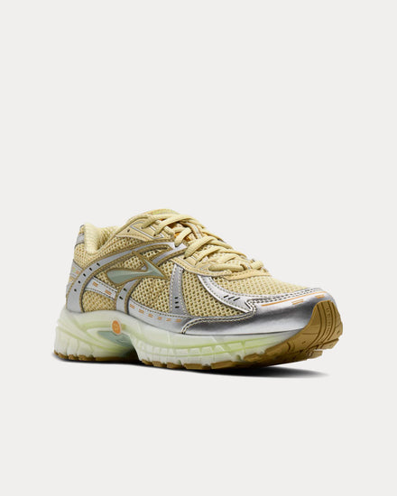 Brooks Running Adrenaline GTS 10 Dusty Yellow / Neo Yellow / Grey Low Top Sneakers - 3