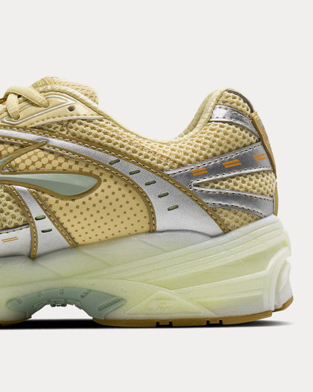 Brooks Running Adrenaline GTS 10 Dusty Yellow / Neo Yellow / Grey Low Top Sneakers - 6