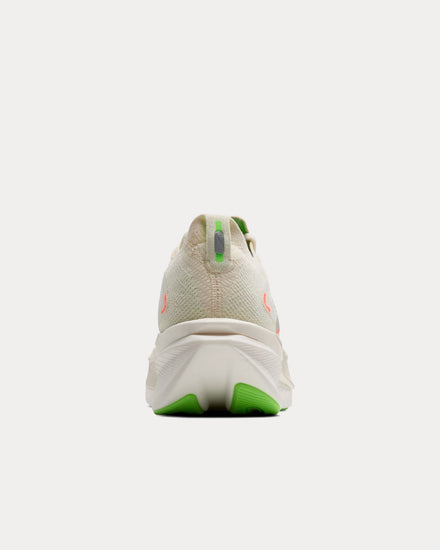 Brooks Running Hyperion Max 3 Coconut / Green Gecko / Pink Clay Running Shoes - 4