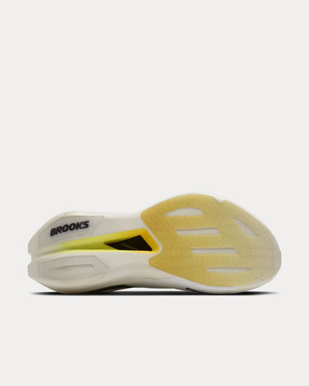 Brooks Running Hyperion Elite 6 Vaporous Grey / Yellow / Black Running Shoes - 5
