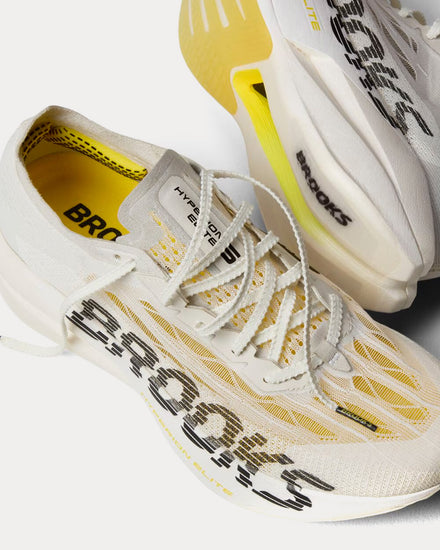 Brooks Running Hyperion Elite 6 Vaporous Grey / Yellow / Black Running Shoes - 6
