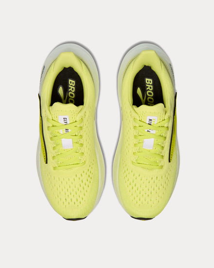 Brooks Running Glycerin Max Sunny Lime / Black / White Running Shoes - 2