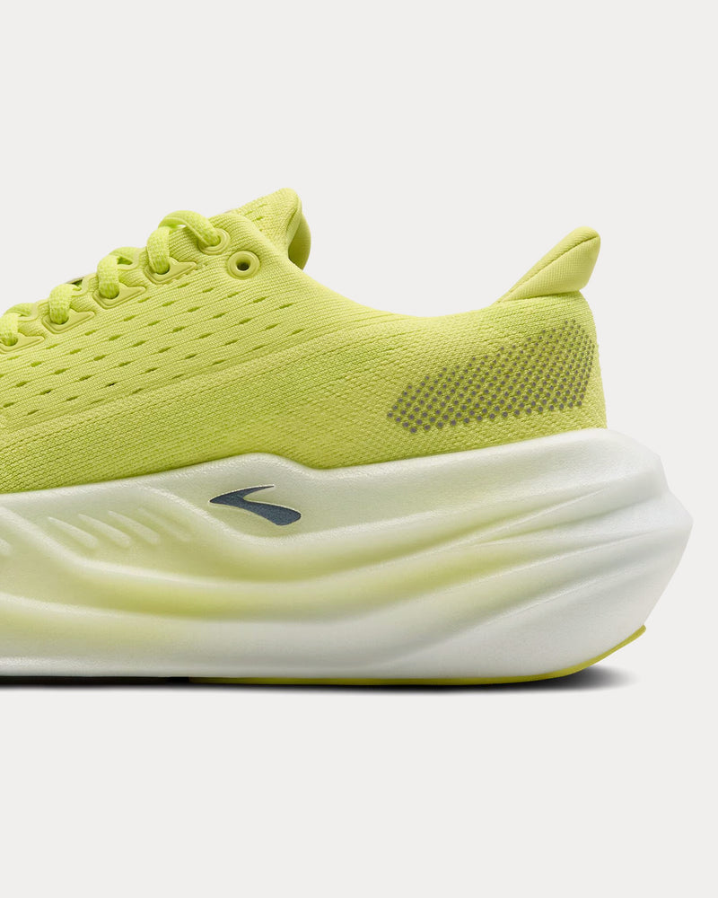 Brooks Running Glycerin Max Sunny Lime / Black / White Running Shoes - 5