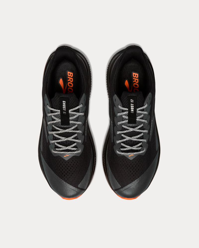 Brooks Running Ghost 17 Black / Orange Running Shoes - 2