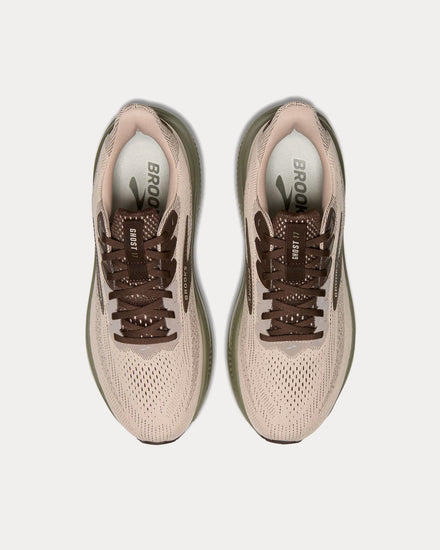 Brooks Running Ghost 17 Chateau Gray / Brown / Olive Running Shoes - 2