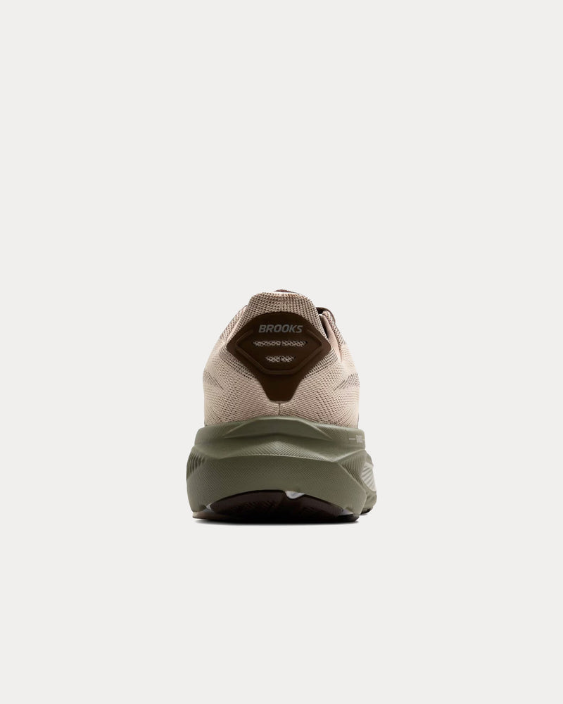 Brooks Running Ghost 17 Chateau Gray / Brown / Olive Running Shoes - 4