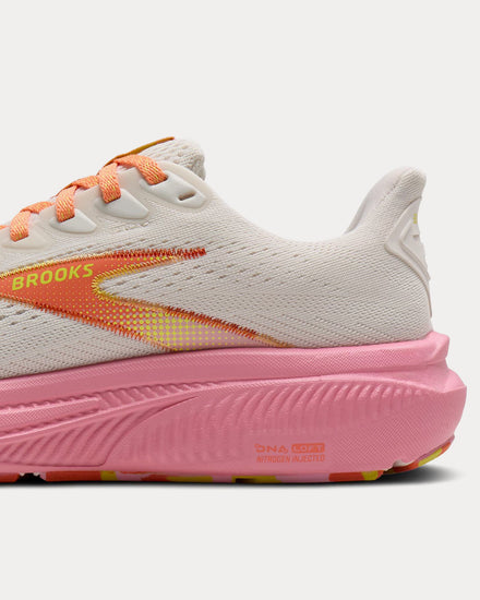 Brooks Running Ghost 17 Coconut / Candy / Limeade Running Shoes - 5