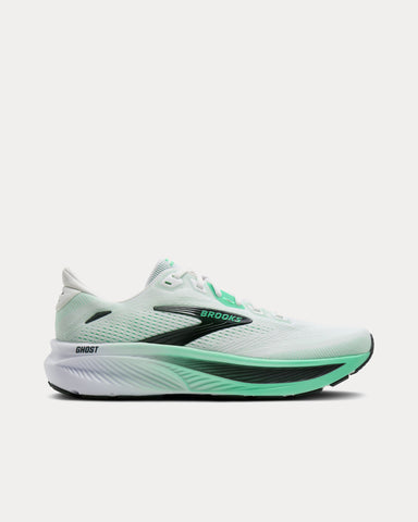 Brooks Running Ghost 18 White / Spring Bud / Spruce Running Shoes