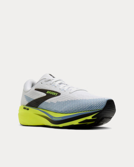 Brooks Running Ghost Amp White / Blue / Nightlife Running Shoes - 3