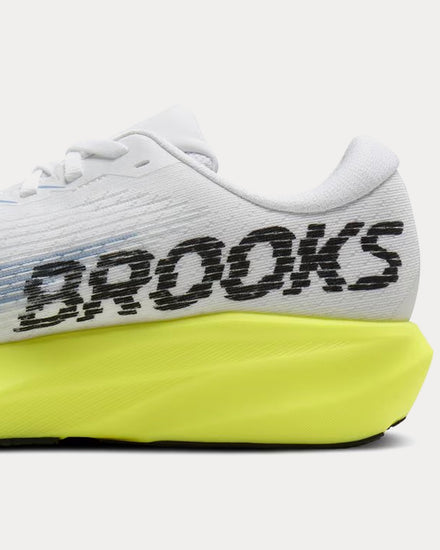 Brooks Running Ghost Amp White / Blue / Nightlife Running Shoes - 6