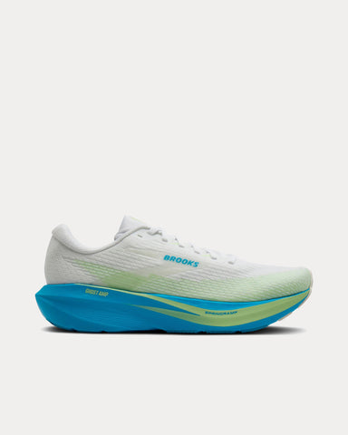 Brooks Running Ghost Amp White / Blue / Paradise Green Running Shoes