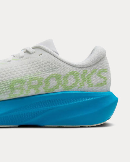 Brooks Running Ghost Amp White / Blue / Paradise Green Running Shoes - 6