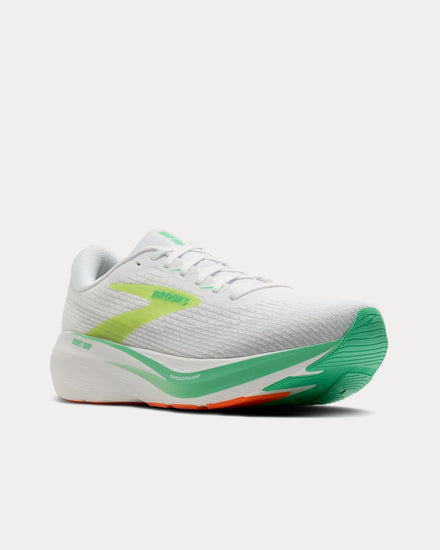 Brooks Running Ghost Amp White / Paradise Green / Nightlife Running Shoes - 3