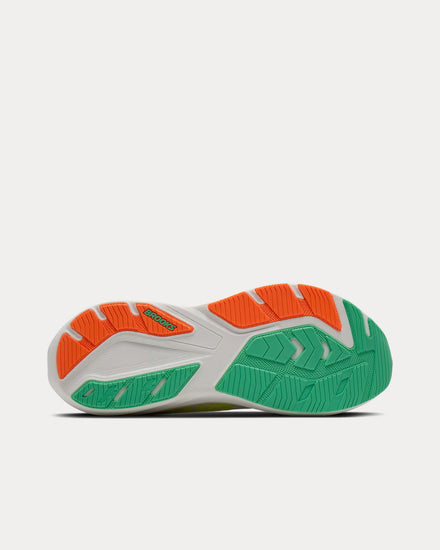 Brooks Running Ghost Amp White / Paradise Green / Nightlife Running Shoes - 6