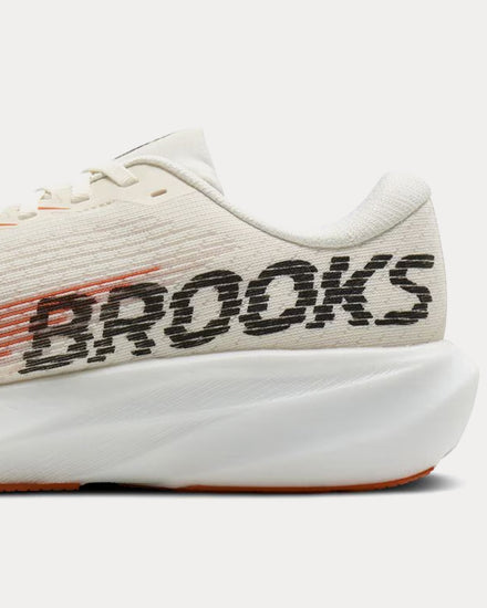 Brooks Running Ghost Amp White / Tigerlily / Black Running Shoes - 6