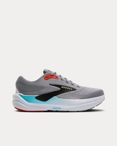 Brooks Running Ghost Max 3 Primer Grey / Antarctica / Red Running Shoes