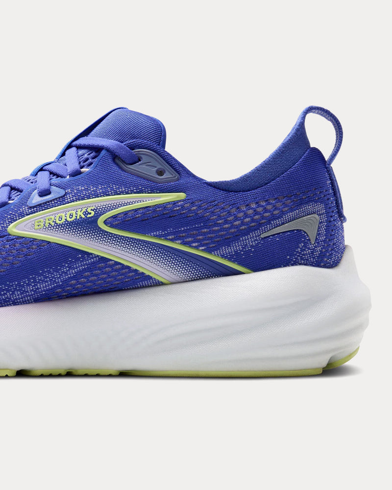 Brooks Running Glycerin 22 Amparo Blue / Hyper Iris / Yellow Running Shoes - 4