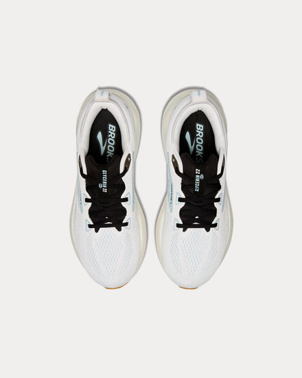 Brooks Running Glycerin 22 Bright White / Winter Sky / Black Running Shoes - 2