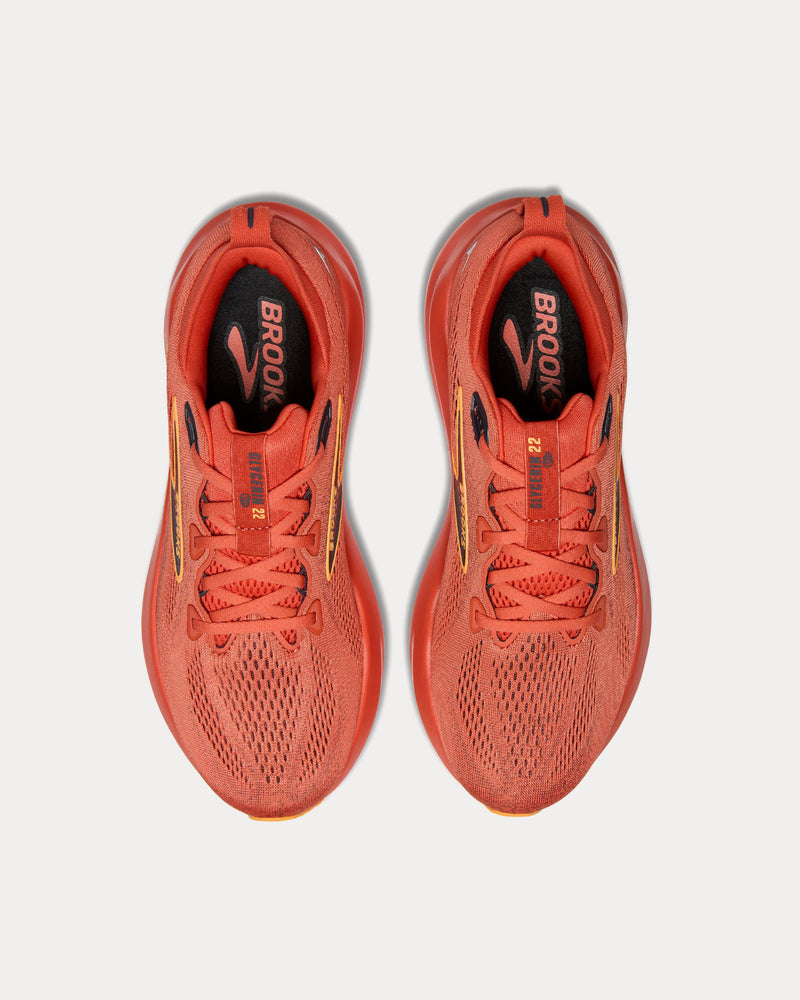 Brooks Running Glycerin 22 Burnt Sienna / Ebony / Orange Running Shoes - 2