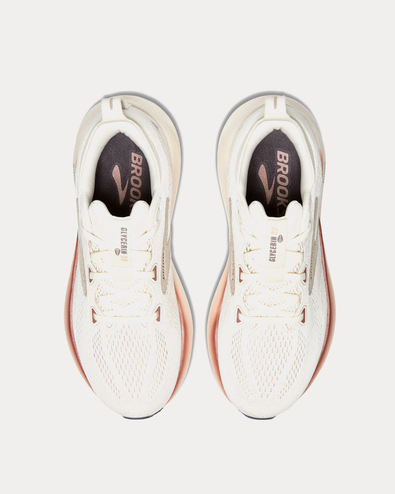 Brooks Running Glycerin 22 Coconut / Chateau / Rose Running Shoes - 2