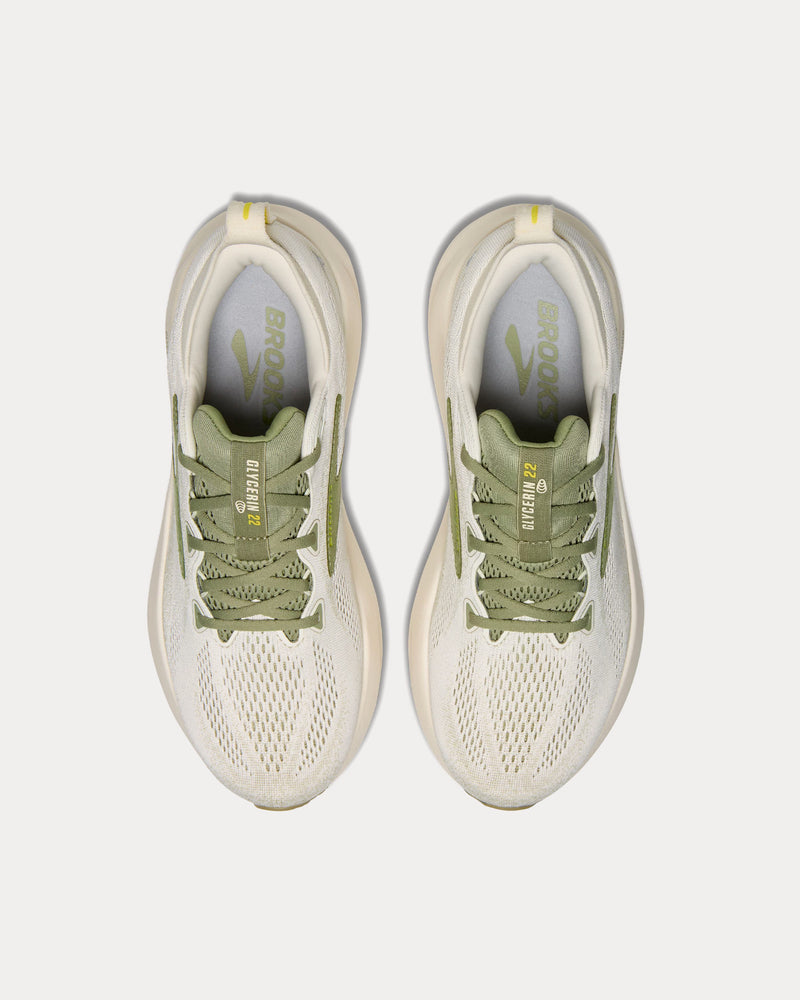 Brooks Running Glycerin 22 Coconut / Tea / Blazing Yellow Running Shoes - 2
