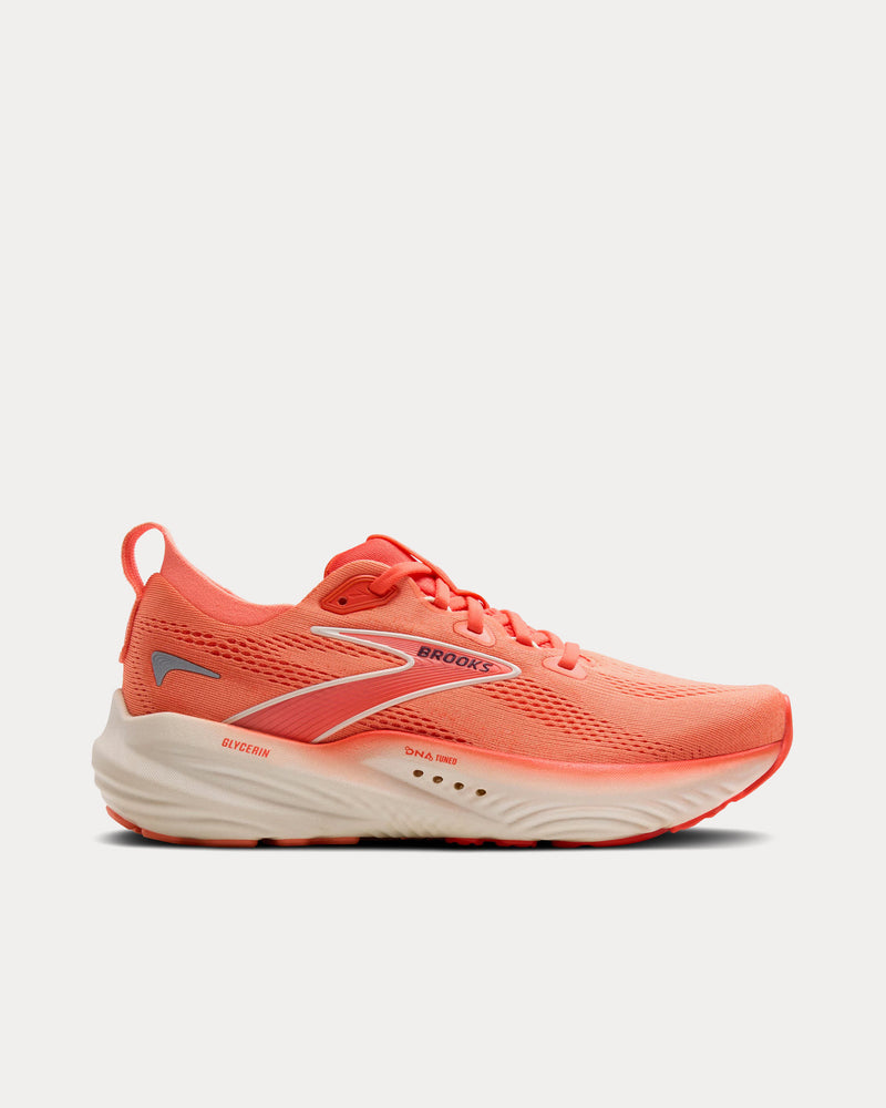 Brooks Running Glycerin 22 Desert Flower / Hot Coral / Milk Running Shoes - 1