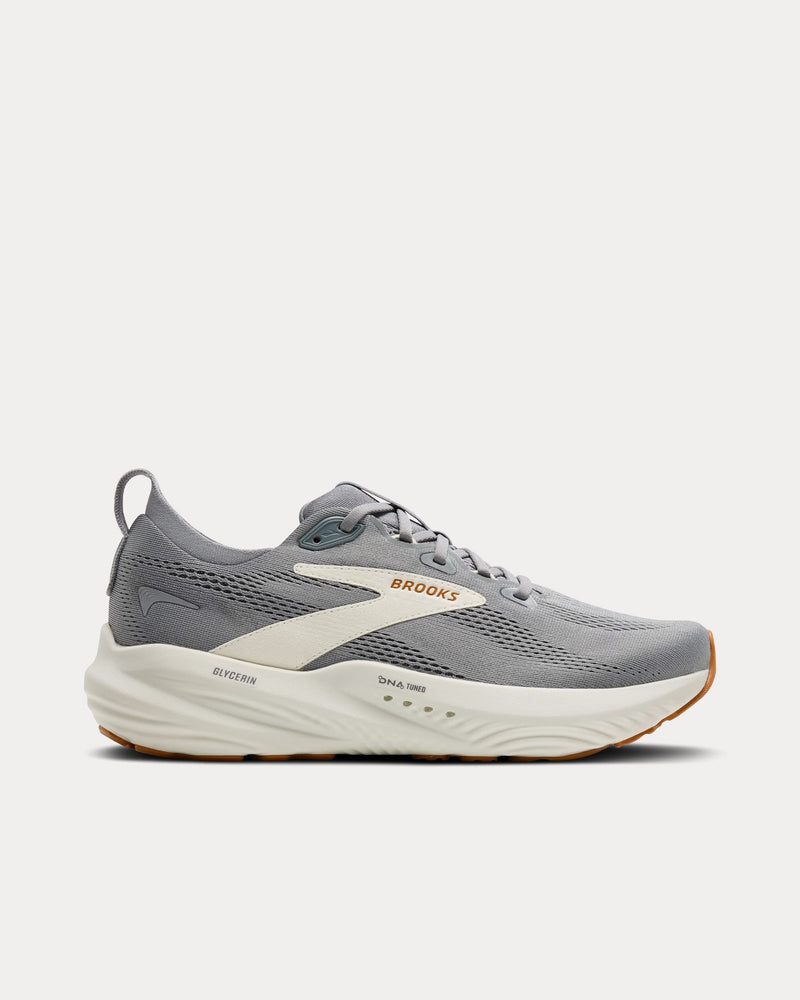 Brooks Running Glycerin 22 Primer Gray / Gray / Honey Ginger Running Shoes - 1