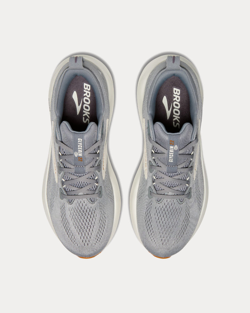 Brooks Running Glycerin 22 Primer Gray / Gray / Honey Ginger Running Shoes - 2