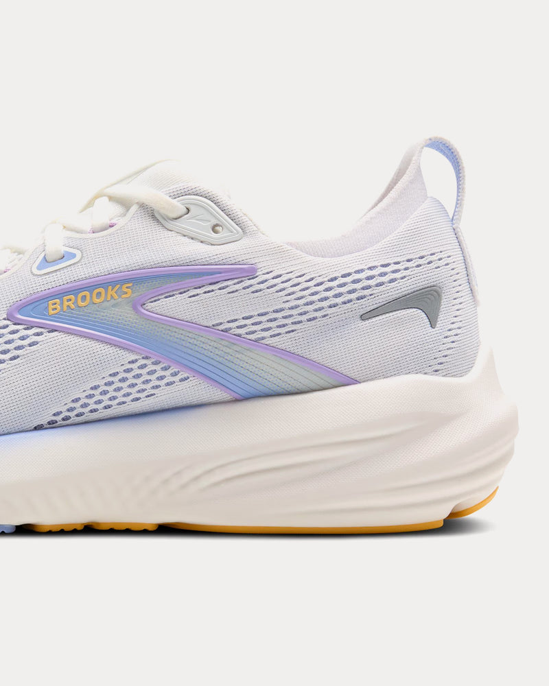 Brooks Running Glycerin 22 White / Blue Heron / Apricot Running Shoes - 5