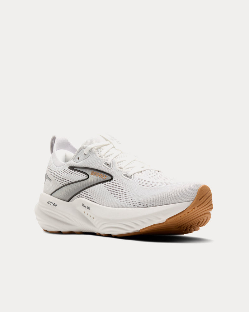 Brooks Running Glycerin 22 White / Grey / Black Running Shoes - 3